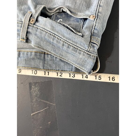 Levis Classic Straight Leg Jeans Light Wash Denim Size 28 - Picture 6 of 11